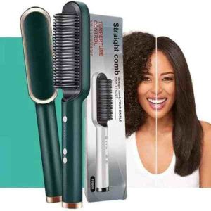 Hair straightening comb